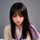 法律系学生读者头像，女性，认真阅读状态